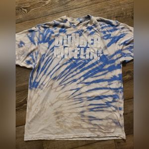 Hand acid washed "dunder mifflin" the office tee shirt